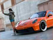 1:18 Porsche 911 (992) GT3 2022 Orange Edition